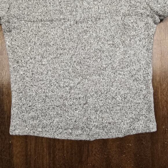 NEW NWT Women's Me to We "Essentials" Gray Knit Turtle Neck Crop Top | Size XS - Picture 4 of 8